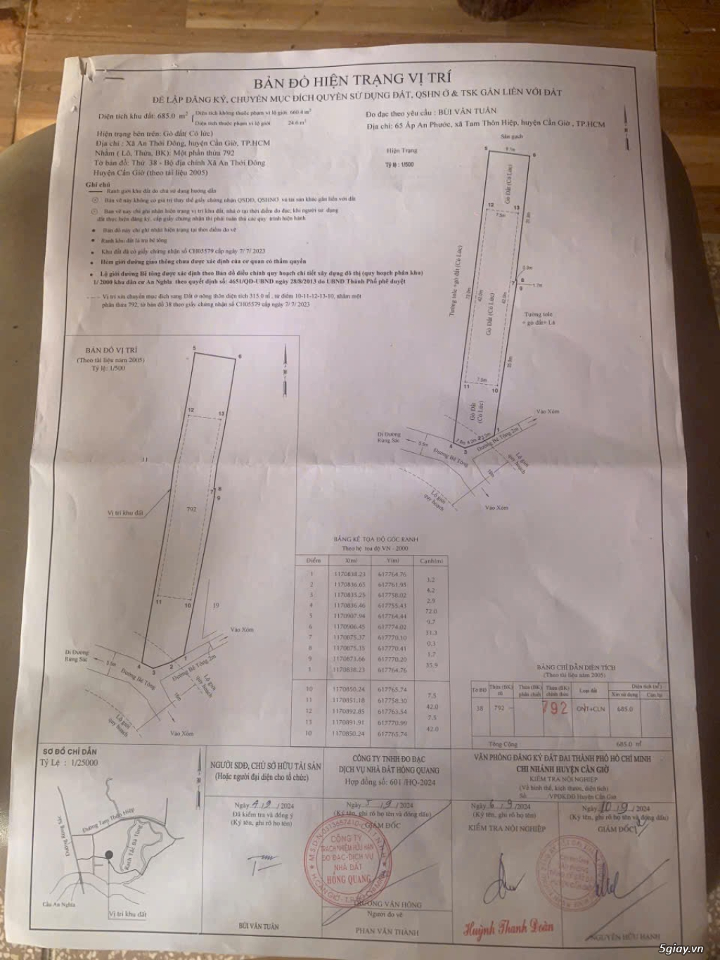 Bán lô đất đường Rừng Sác, xã An Thới Đông, Cần Giờ - 2