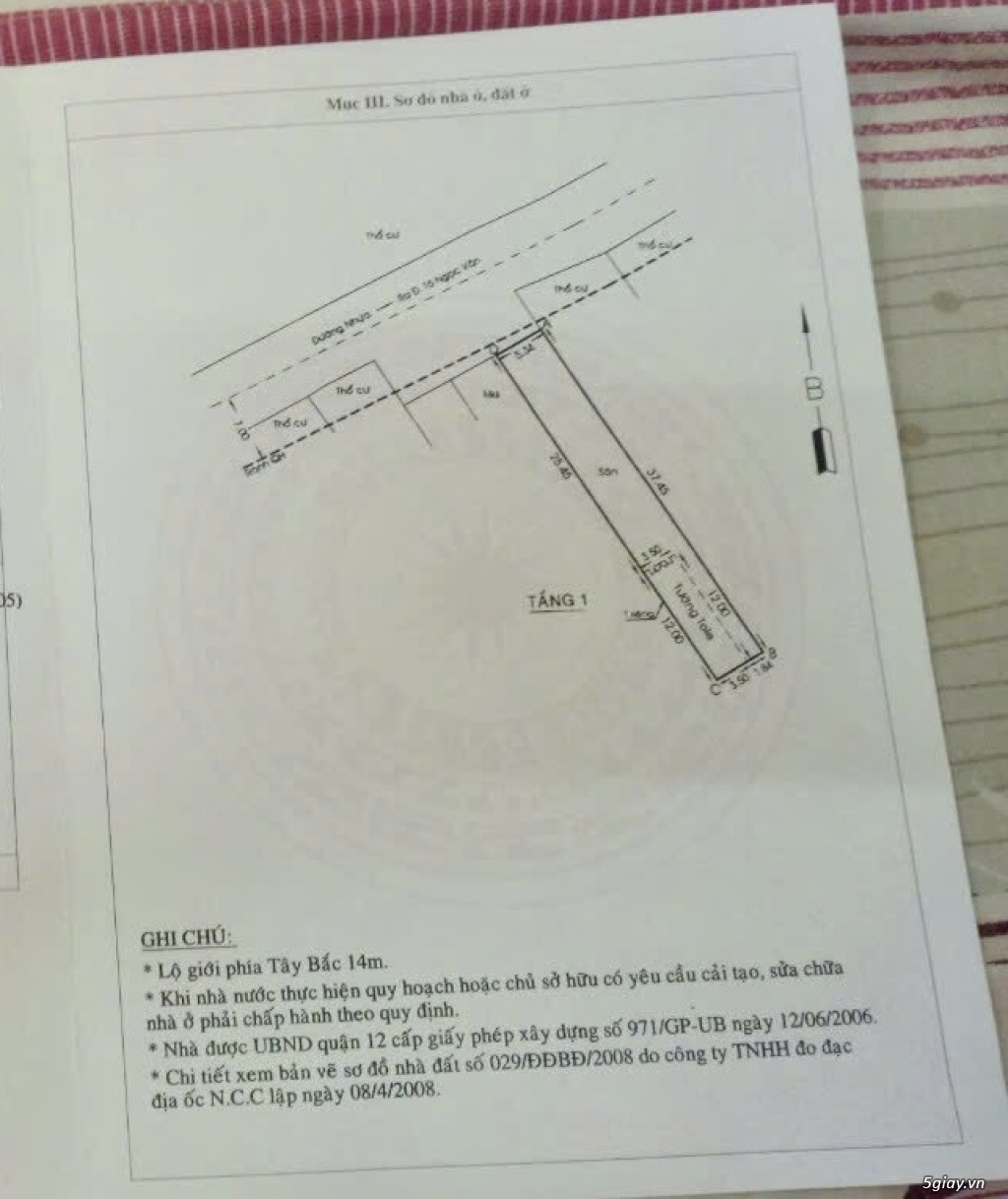 Bán gấp nhà C4 mặt tiền Thạnh Xuân 21, P. Thạnh Xuân, Quận 12 - 3