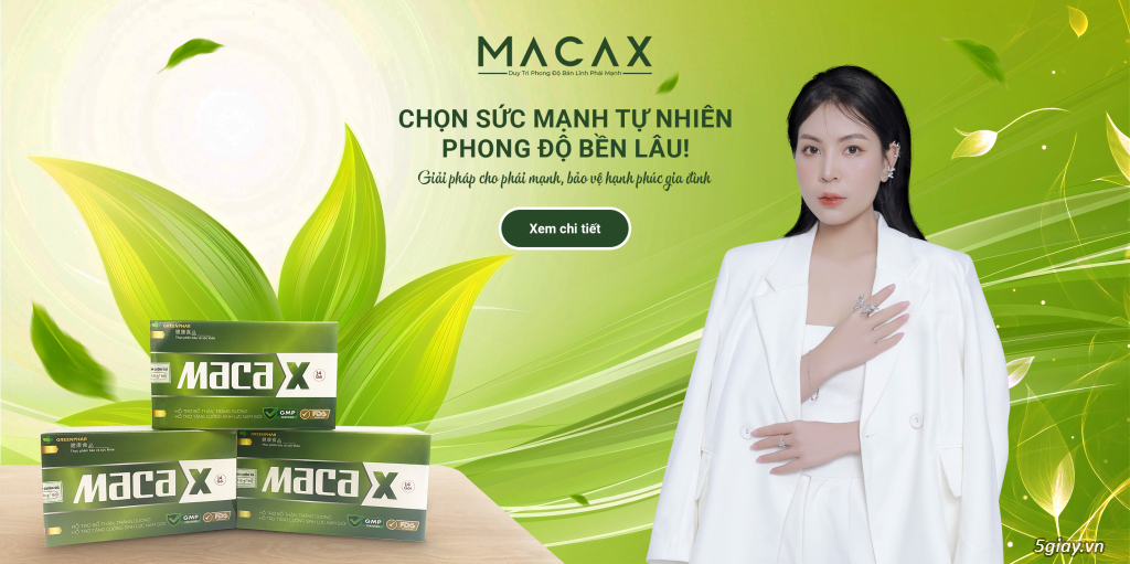 Maca X Nhật Bản nước uống tăng cường sinh lý nam giới số 1 Việt Nam