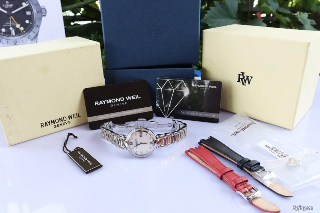 ĐH Nữ Raymond Weil Diamonds - Mặt Xà Cừ - Niềng & Cọc Số Kim Cương - 1
