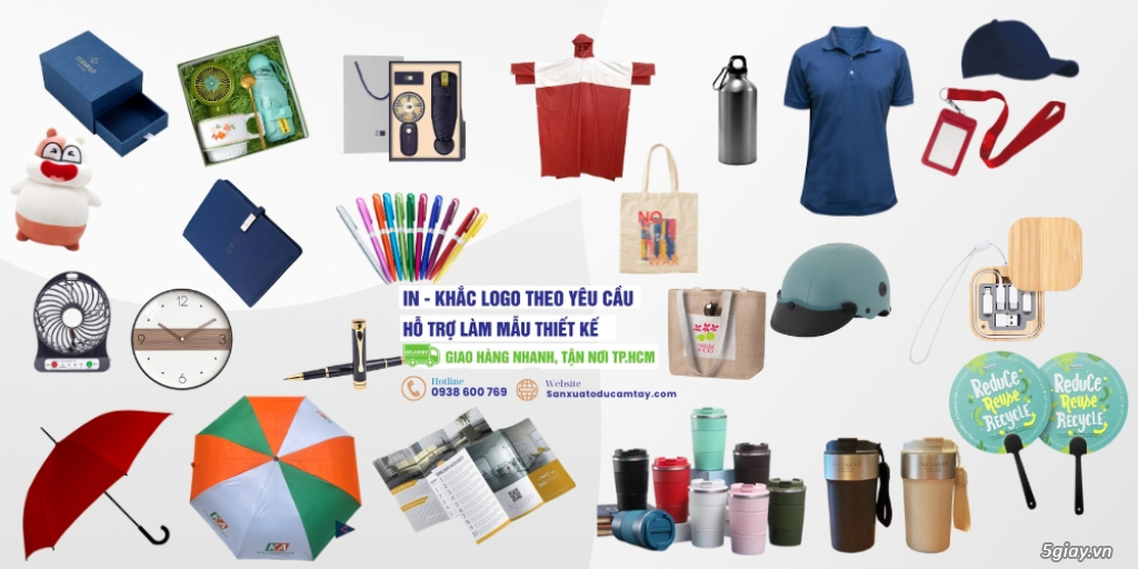 Cung cấp quà tặng quảng cáo in logo theo yêu cầu chỉ từ 10k - 8