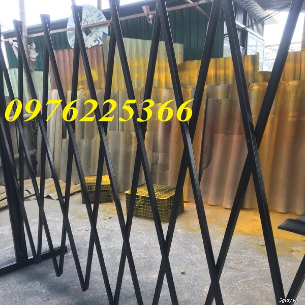 Hàng rào xếp di động, hàng rào xếp sắt có bánh xe