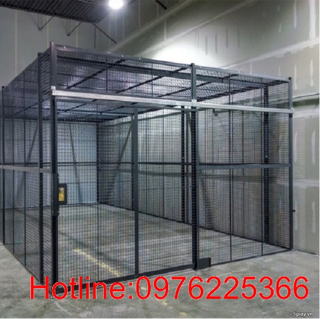 Vách lưới thép ngăn kho nhà máy, hàng rào nhà máy - 3