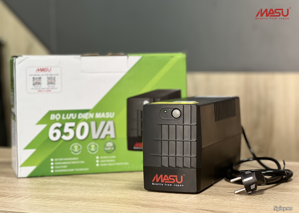 Bộ lưu điện Offline UPS Masu MS – 650VA/390W - 4