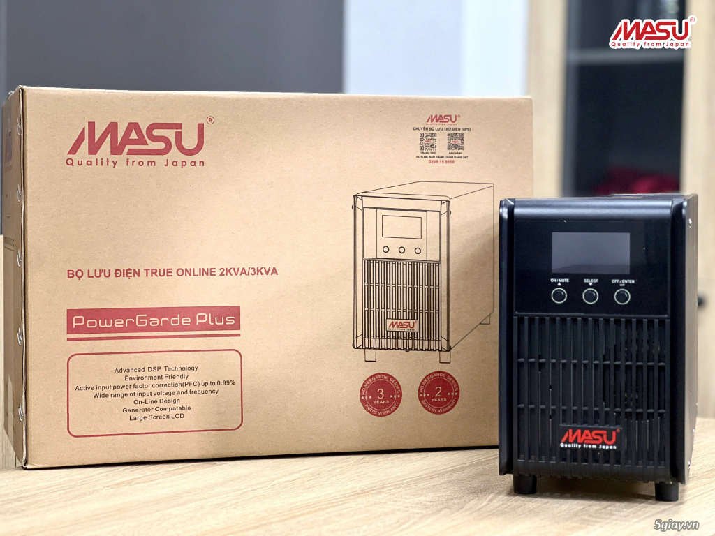 Bộ lưu điện Masu UPS MS – 2K LCD/1800W - 4