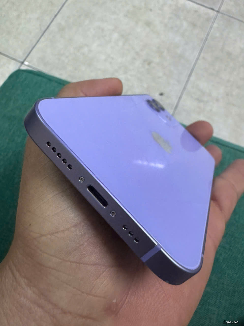 iPhone 12 128gb Tím Môn _Máy đẹp zin full_Pin new 100% - 5