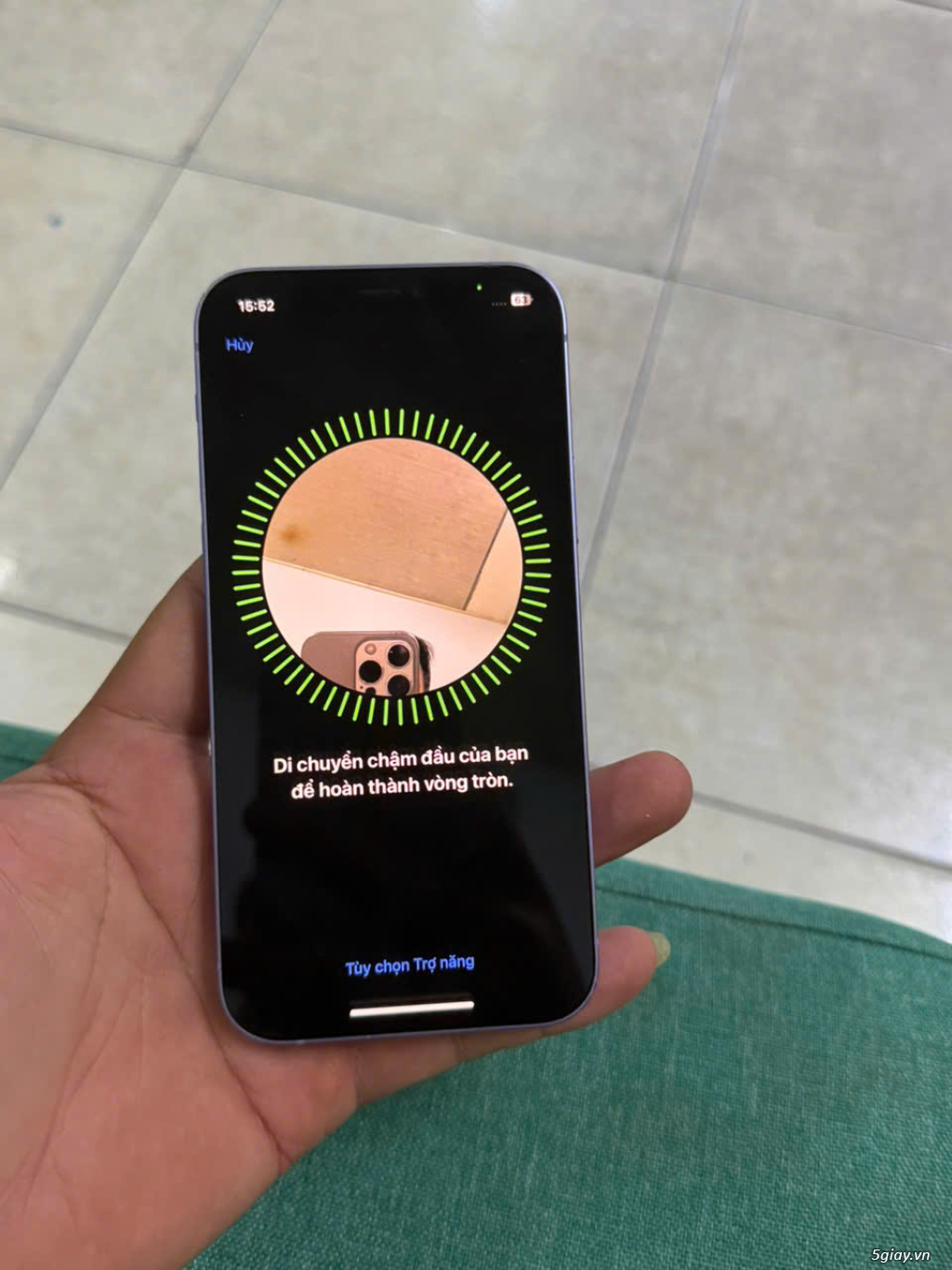 iPhone 12 128gb Tím Môn _Máy đẹp zin full_Pin new 100% - 2