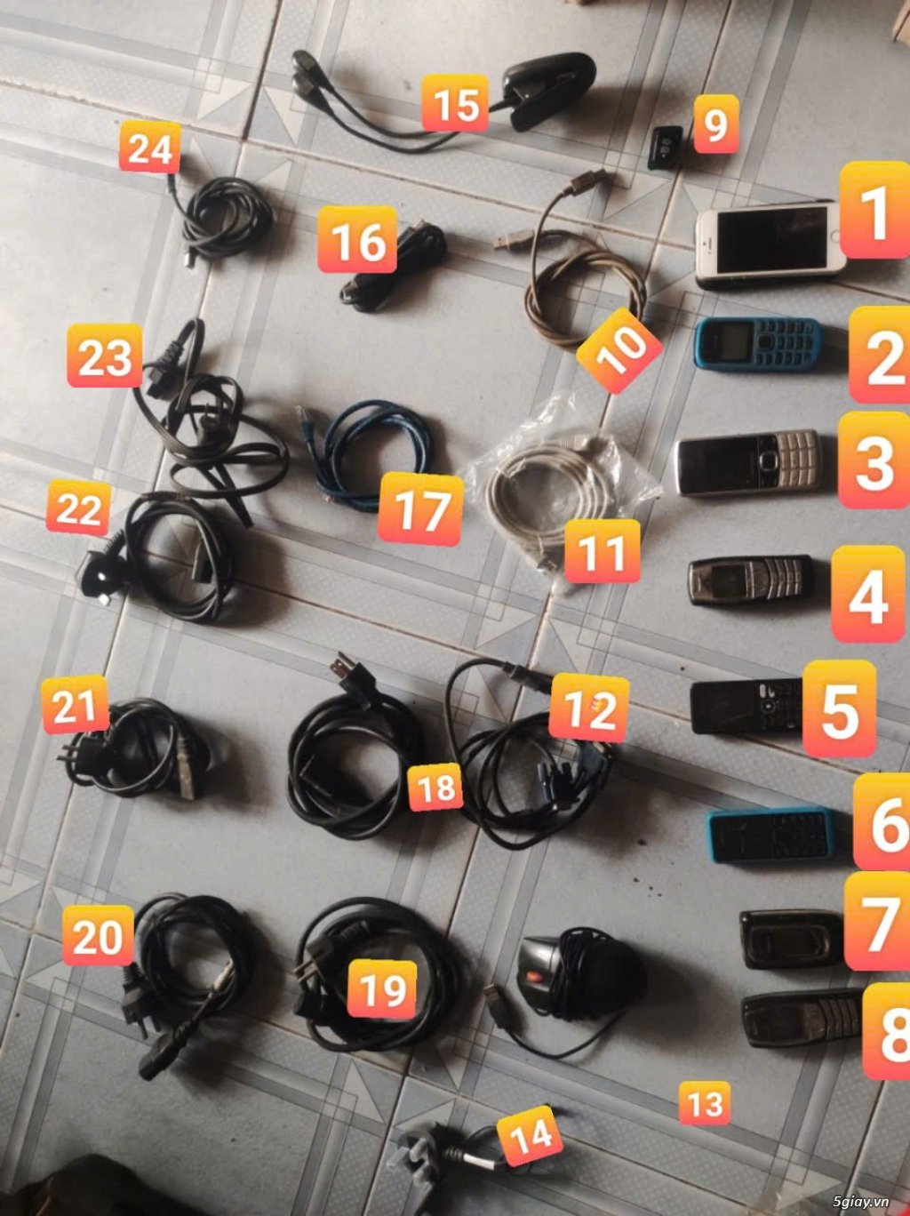 Dọn kho, còn vài cọng cáp