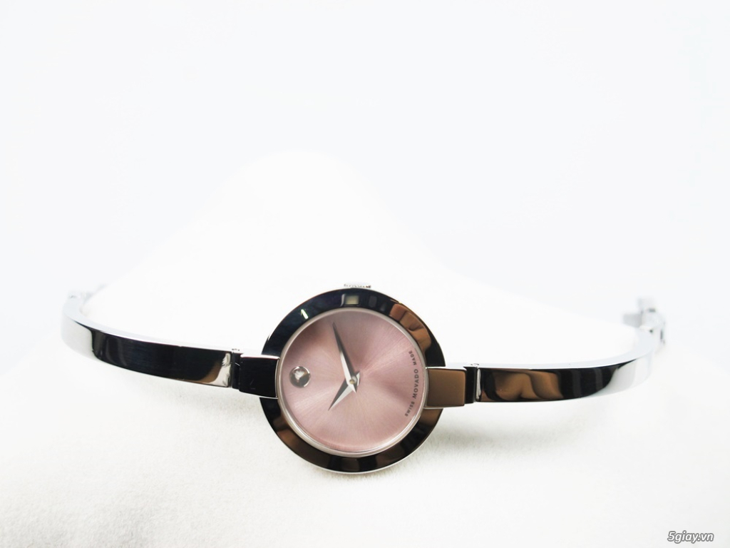 ĐH Nữ Movado Bela Mặt Hồng ( lắc tay ) Size 24mm siêu lướt Fullbox - 11