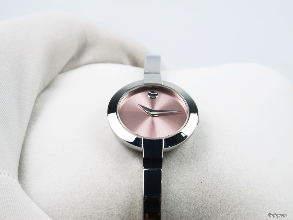 ĐH Nữ Movado Bela Mặt Hồng ( lắc tay ) Size 24mm siêu lướt Fullbox - 7