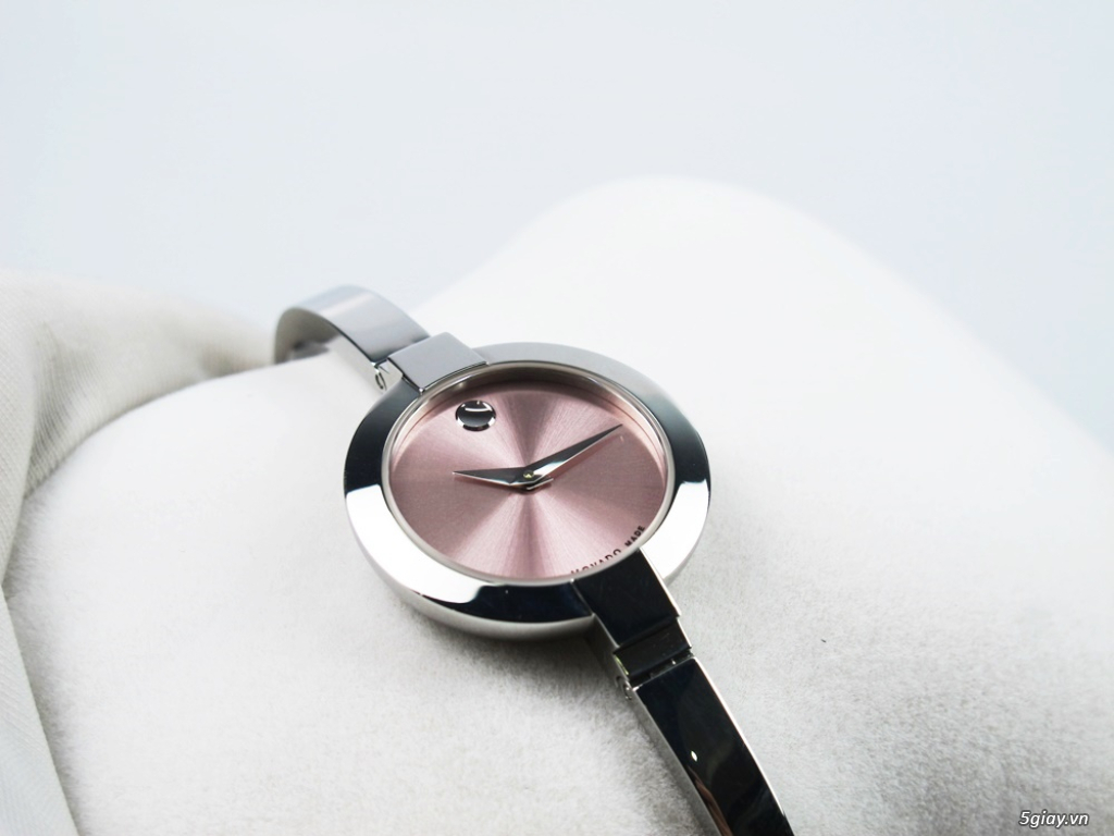 ĐH Nữ Movado Bela Mặt Hồng ( lắc tay ) Size 24mm siêu lướt Fullbox - 8