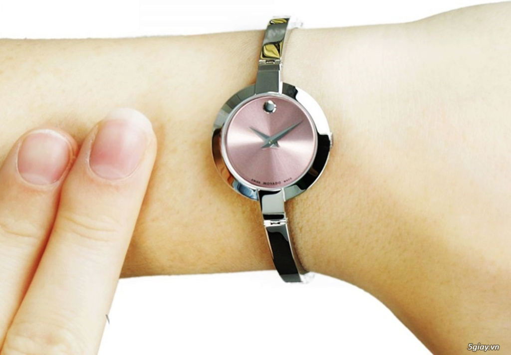 ĐH Nữ Movado Bela Mặt Hồng ( lắc tay ) Size 24mm siêu lướt Fullbox - 12