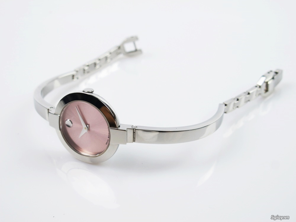 ĐH Nữ Movado Bela Mặt Hồng ( lắc tay ) Size 24mm siêu lướt Fullbox - 3