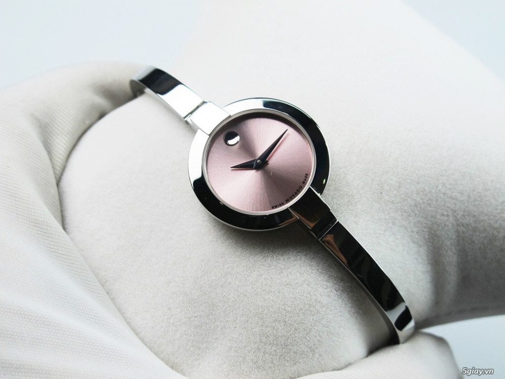 ĐH Nữ Movado Bela Mặt Hồng ( lắc tay ) Size 24mm siêu lướt Fullbox - 6