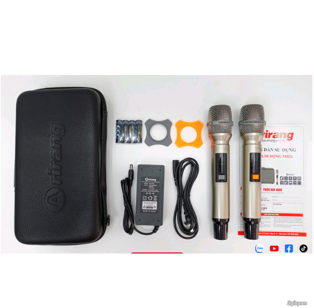 Loa Arirang MB2s dòng loa xách tay có công suất khủng chính hãng - 3