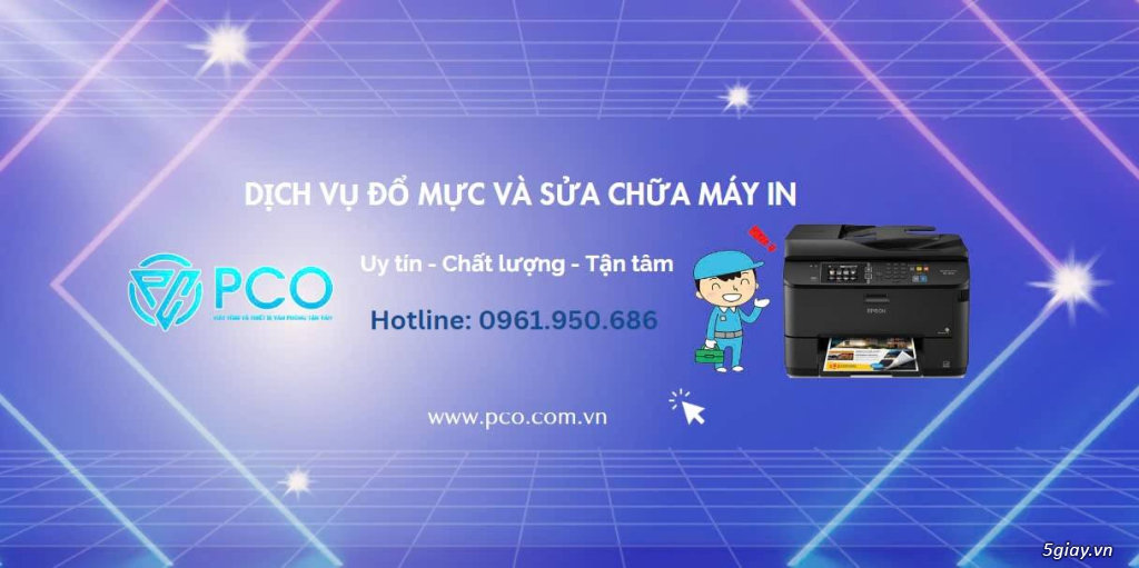 Sửa chữa máy tính, máy tin và đổ mực nhanh tận nơi