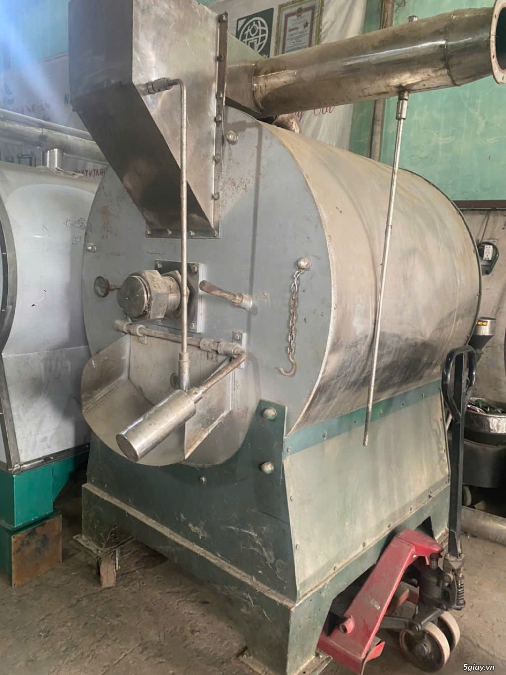 Cần Thanh Lý 2 Bộ Máy Rang Củi 120kg – Giá Tốt, Chạy Ổn Định