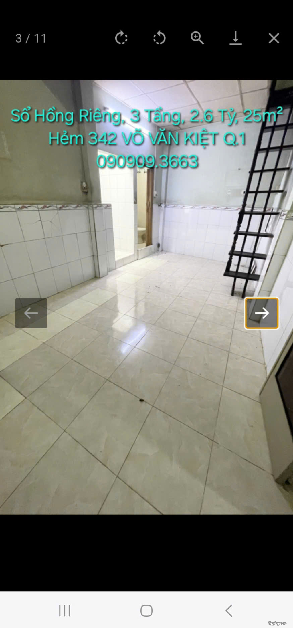 Bán nhà Quận 1 HCM 3 tầng, giá 2.6 Tỷ SHR - 1