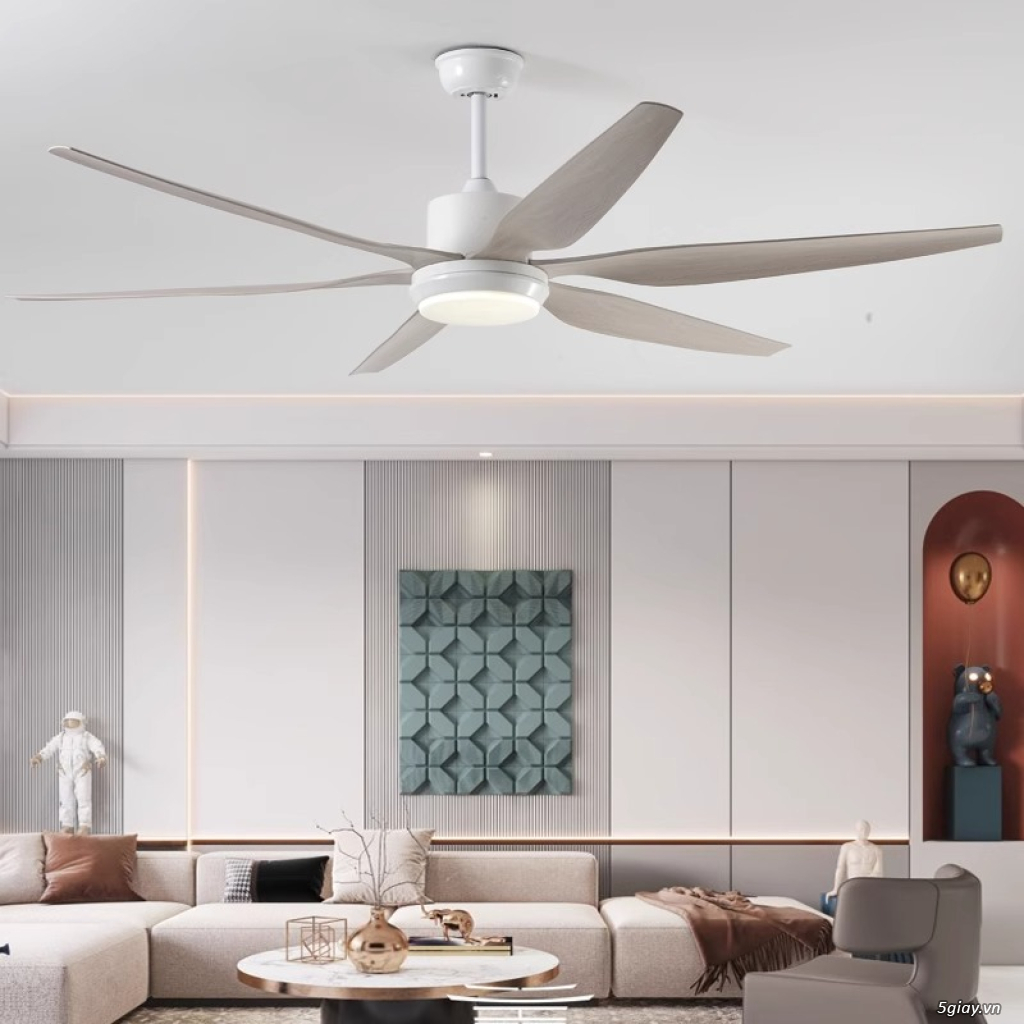 QUẠT TRẦN 6 CÁNH NHỰA – SANG TRỌNG & BỀN BỈ ️ - 2