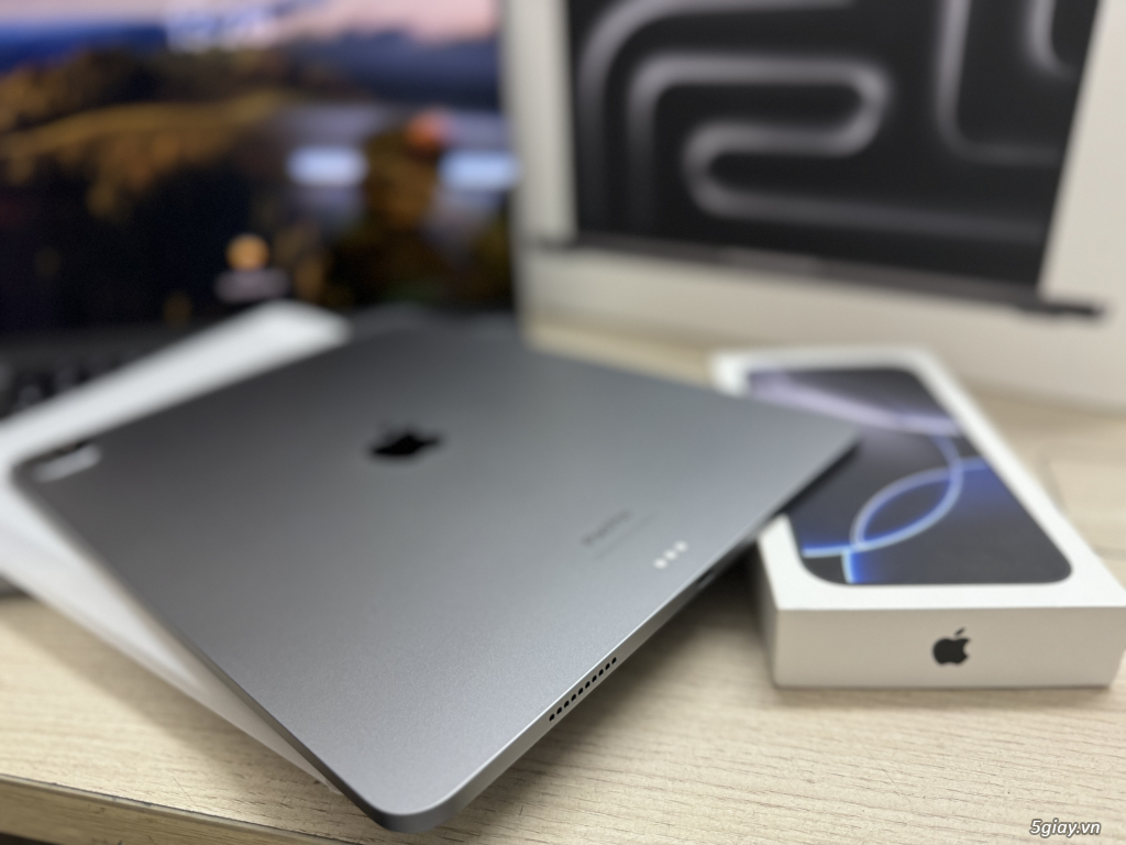 IPad Pro M4 11inch/12.9inch siêu lướt pin 100 bảo hành dài 2025 - 4
