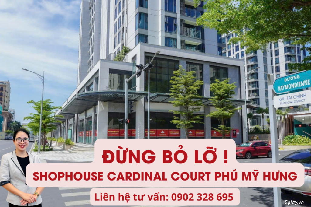 Đừng bỏ lỡ ! Shophouse Cardinal Court Phú Mỹ Hưng