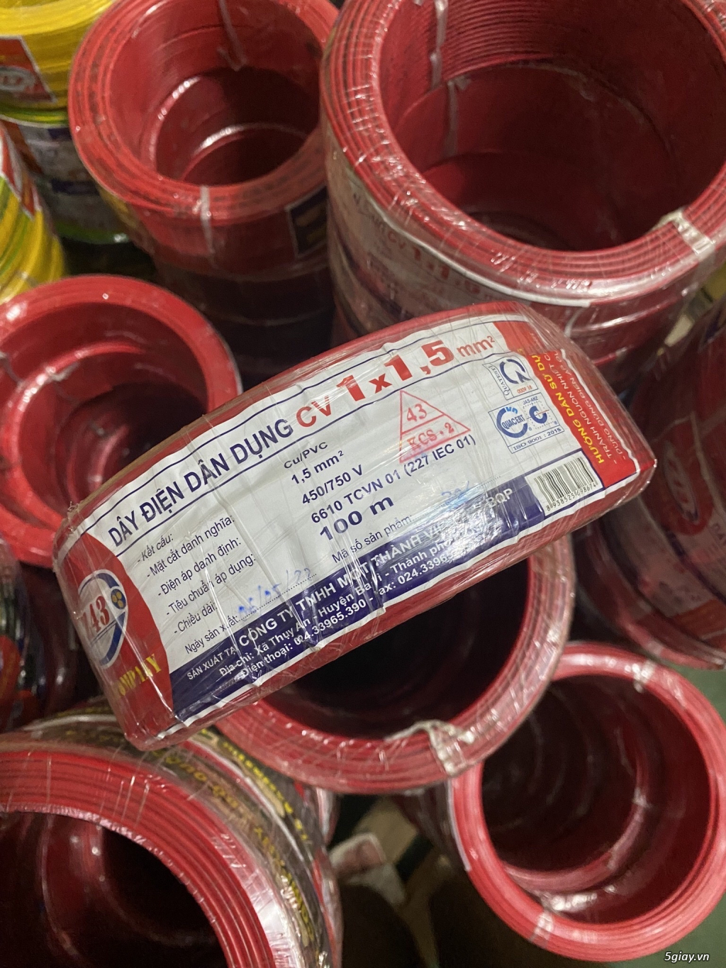 Dây điện dân dụng VC1x1..... - Dây cáp điện Z43 Miền Trung - 3