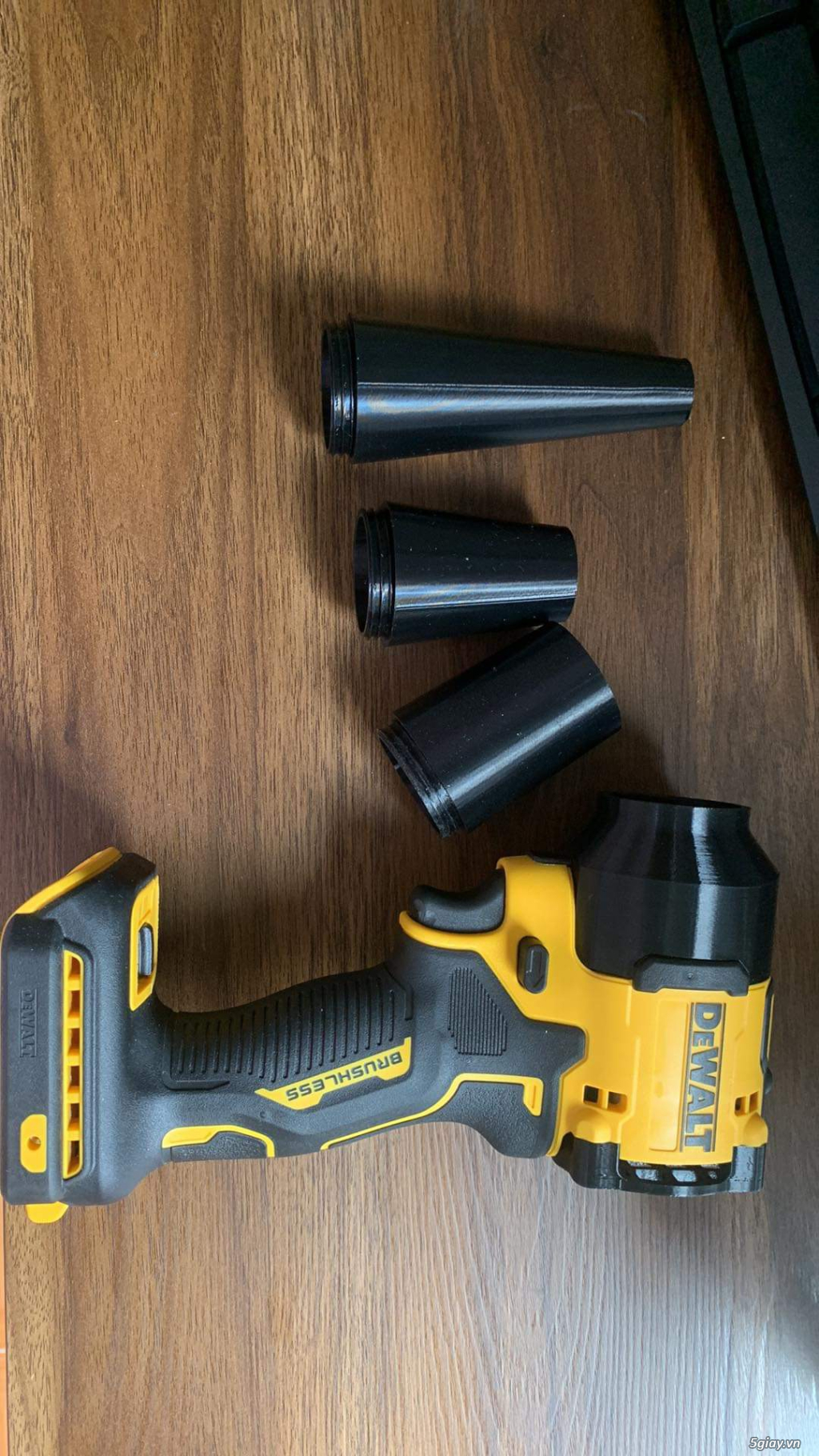 Máy thổi phản lực DIY xài pin Dewalt