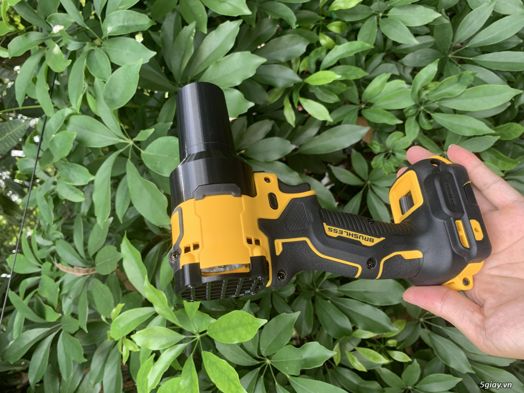 Máy thổi phản lực DIY xài pin Dewalt - 3