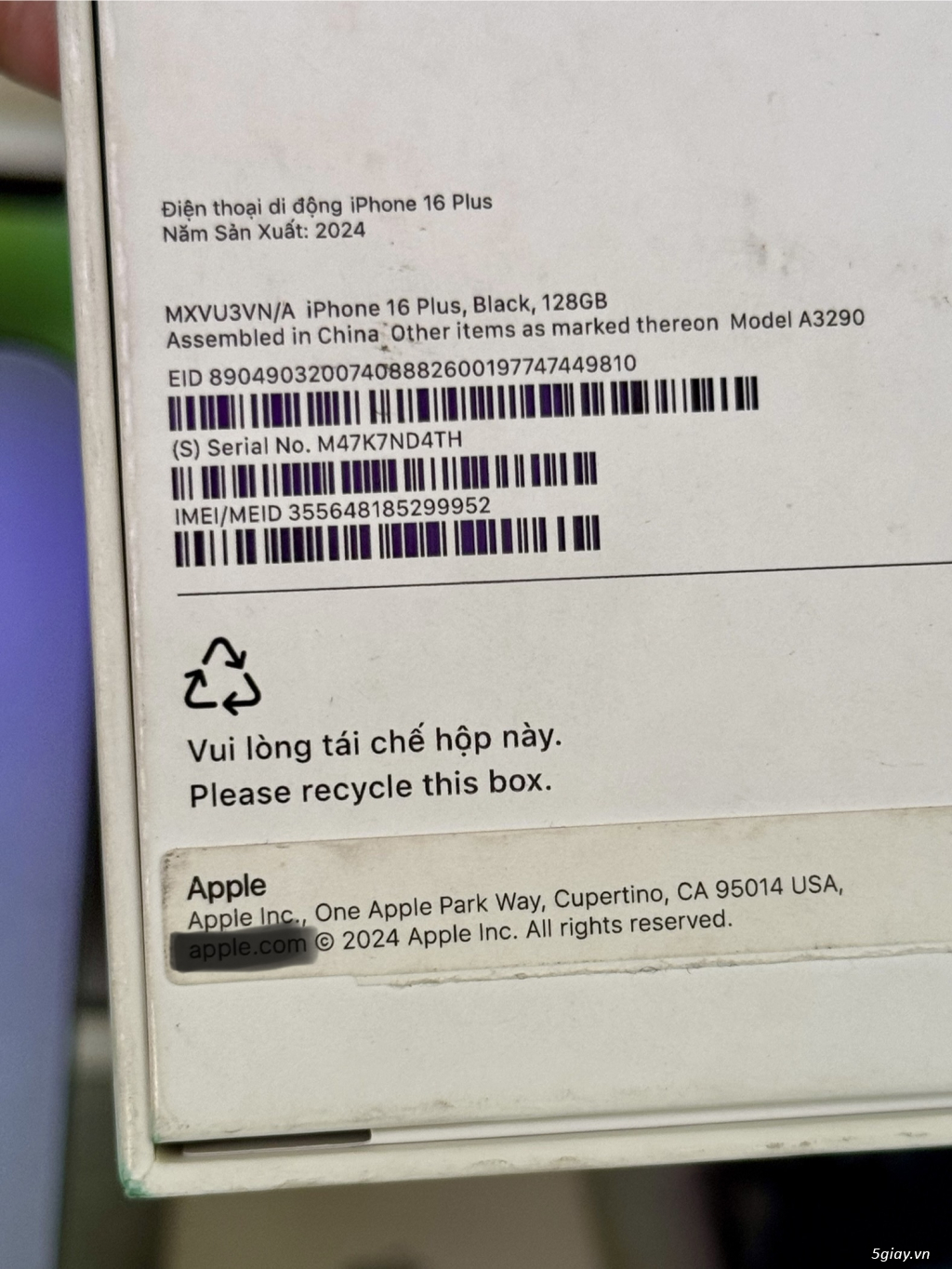 16 Plus 128g VN Mới. Sạc vài lần. BH 1-2026 ! - 1