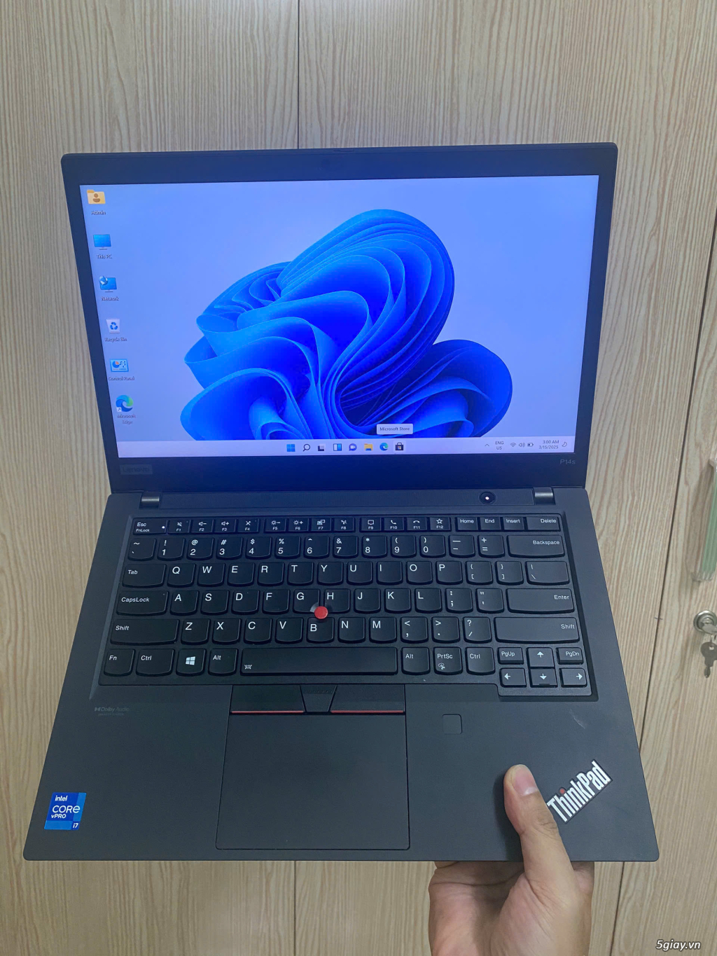 Thinkpad P14s Core i7 1185G7 Ram 32G SSD 512G FHD VGA Rời đồ họa usa - 2
