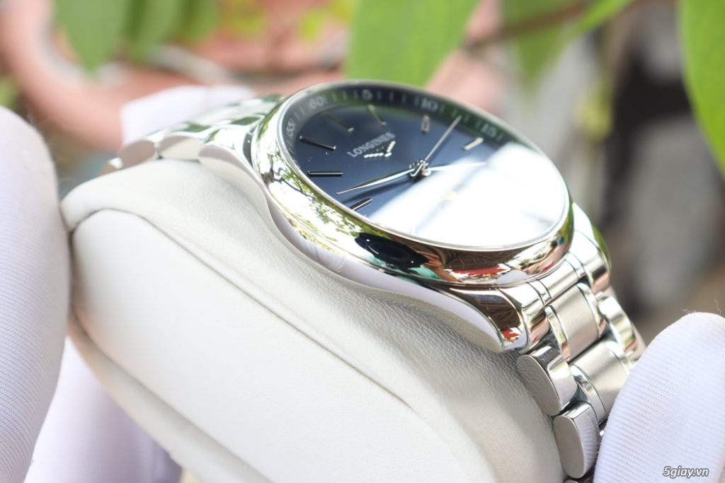 ĐH nam Longines Master MoonPhase xanh Blue Automatic size 42mm Fullbox - 8