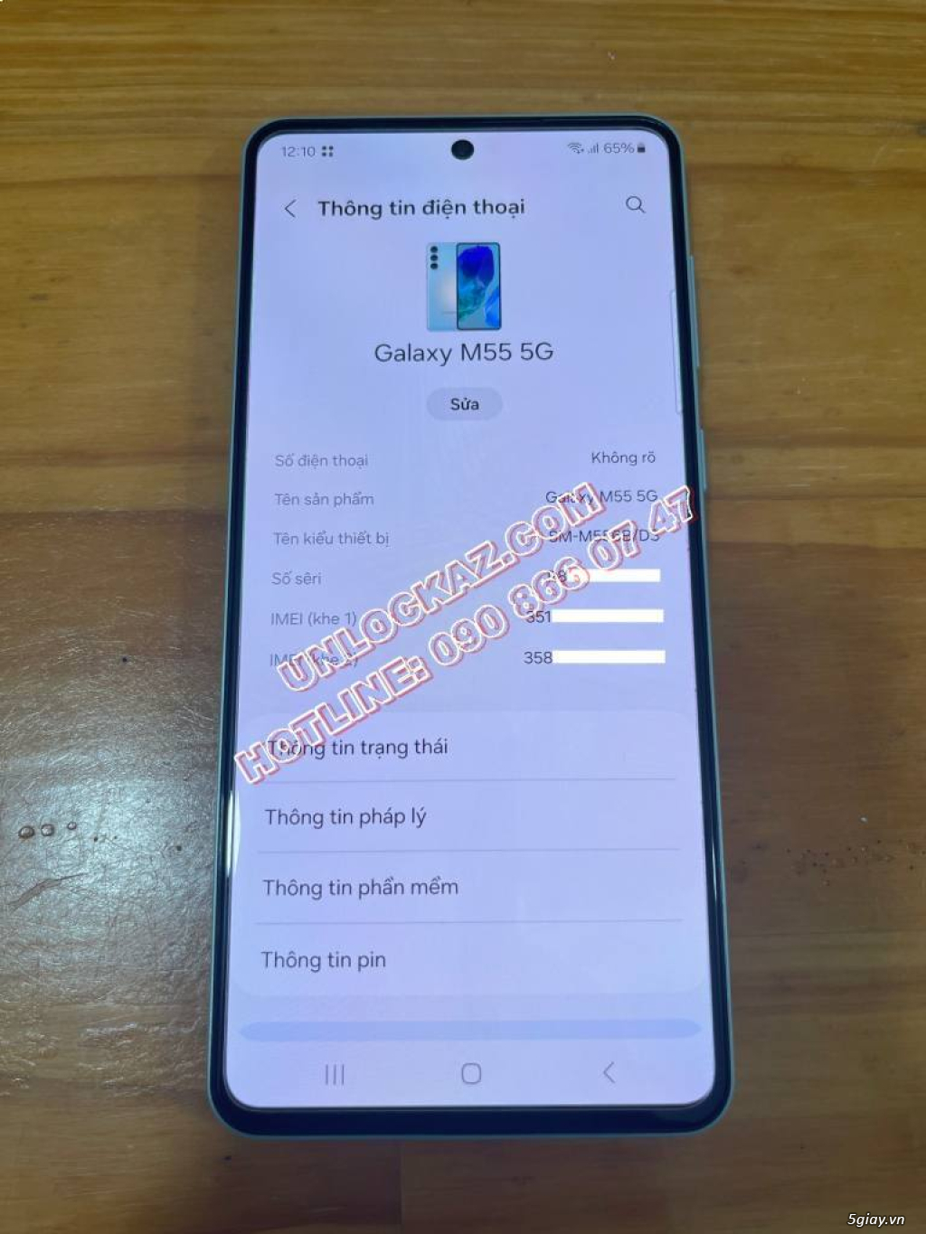 Mở khóa xóa knox Samsung Galaxy M34 M54 M14 M35 M55 M15 - 1