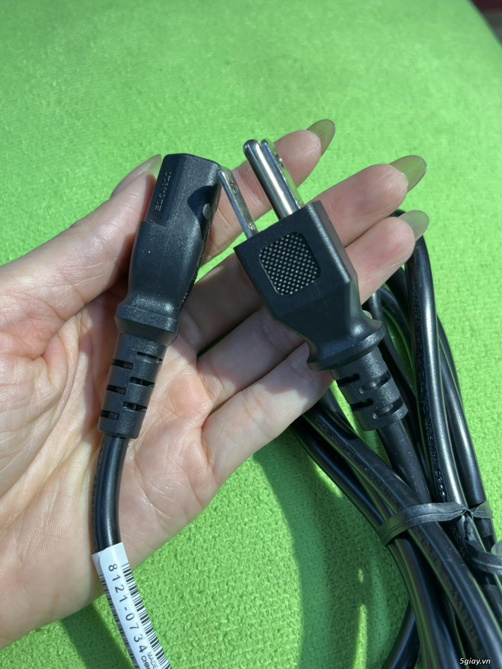 Dây nguồn HP 8021 - 0734, Honglin 3 chấu mỹ, nhật 10A, 250v, lõi đồng - 1