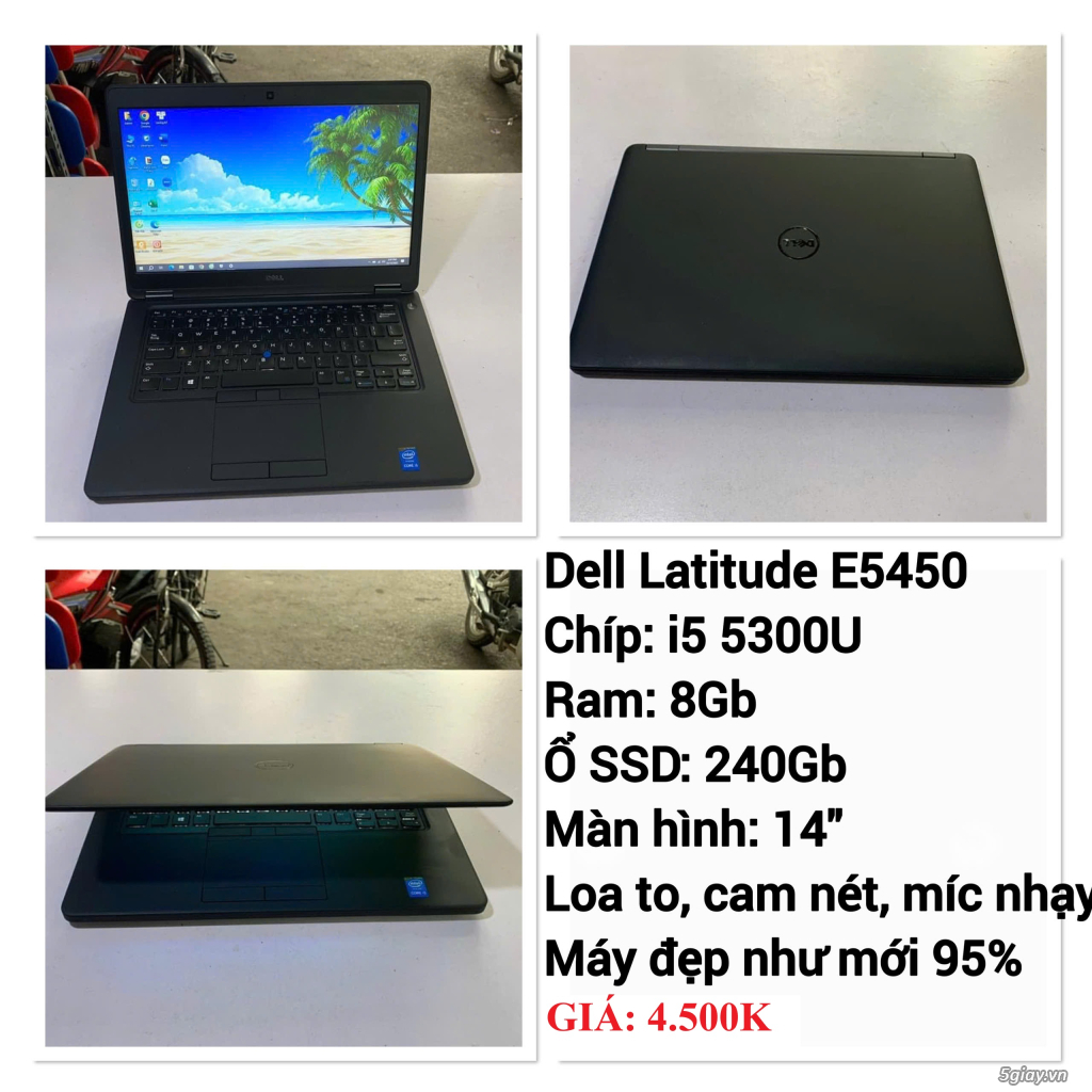 Dell E5450 i5 8GB 240GB 14'' mới 95% không xước xát FULL quà tặng