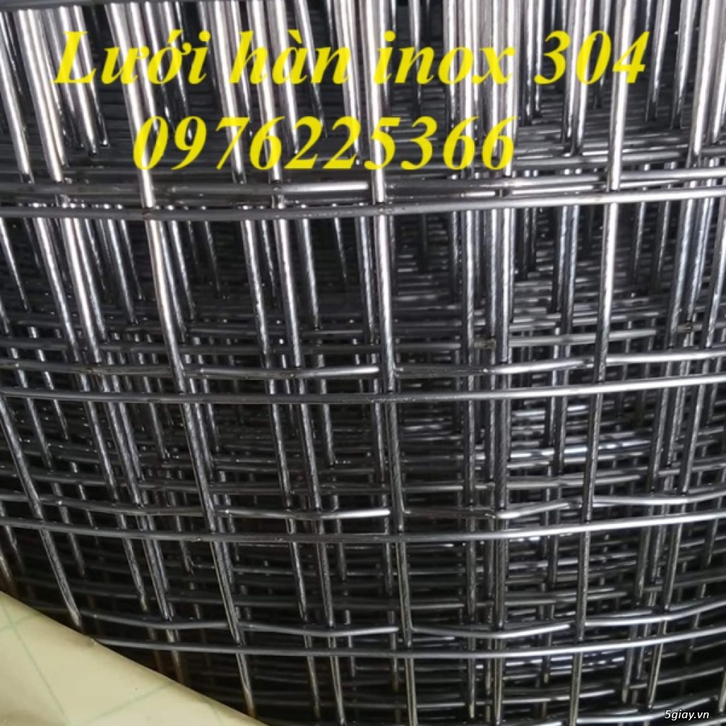 Lưới hàn inox 304 ô 50x50 sợi 2ly