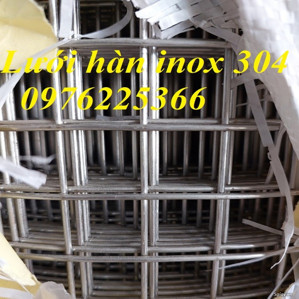 Lưới hàn inox 304 ô 50x50 sợi 2ly - 1