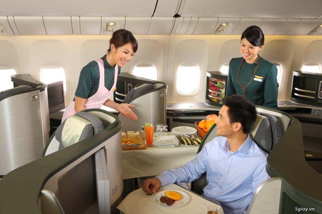 Dịch vụ thư giãn giải trí trên máy bay EVA Air