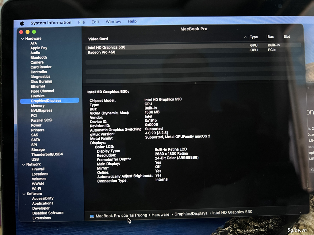 MacBook Pro 15in 2016 - 4