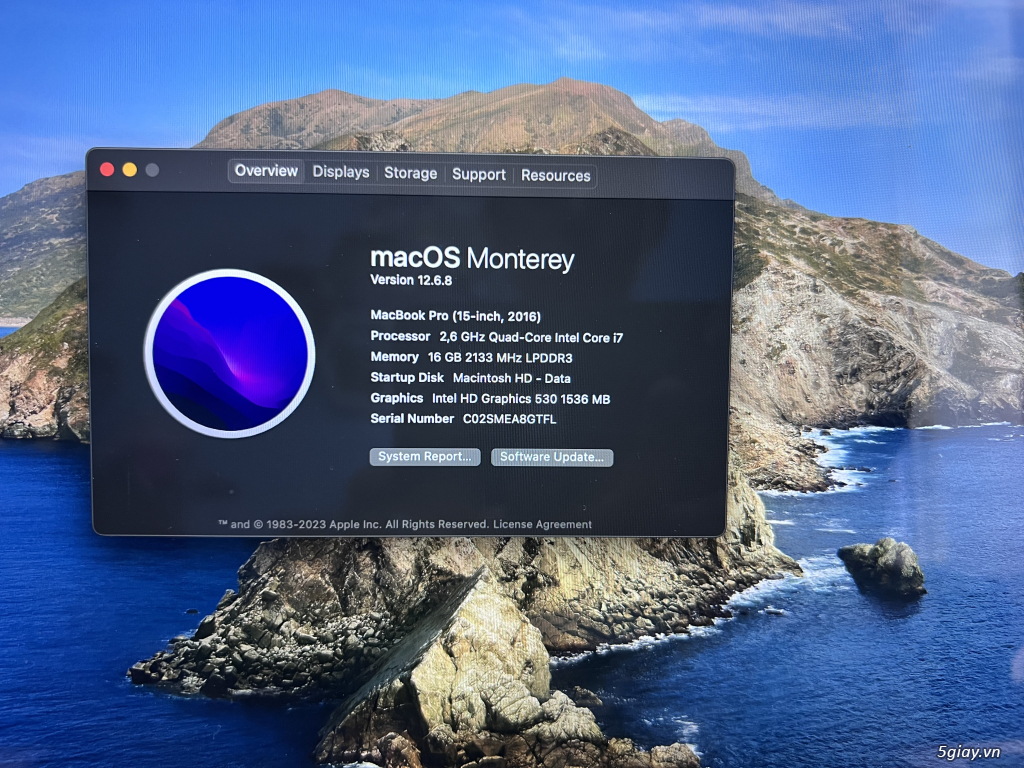 MacBook Pro 15in 2016 - 2