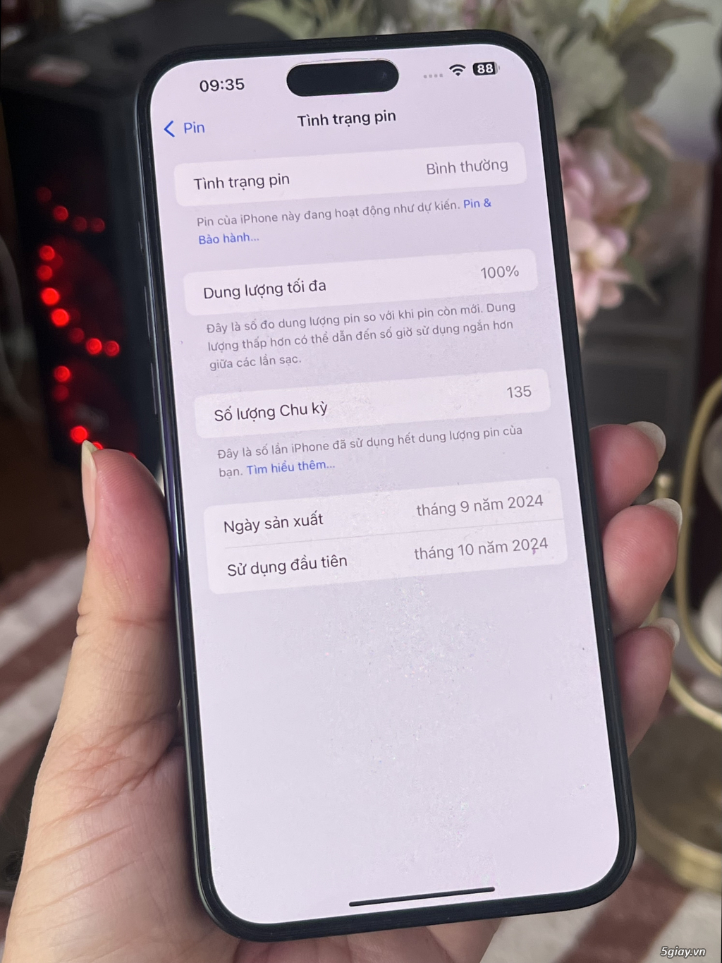 16 Plus 128g VN 99%. Pin 100%. BH 10-2025 ! - 4