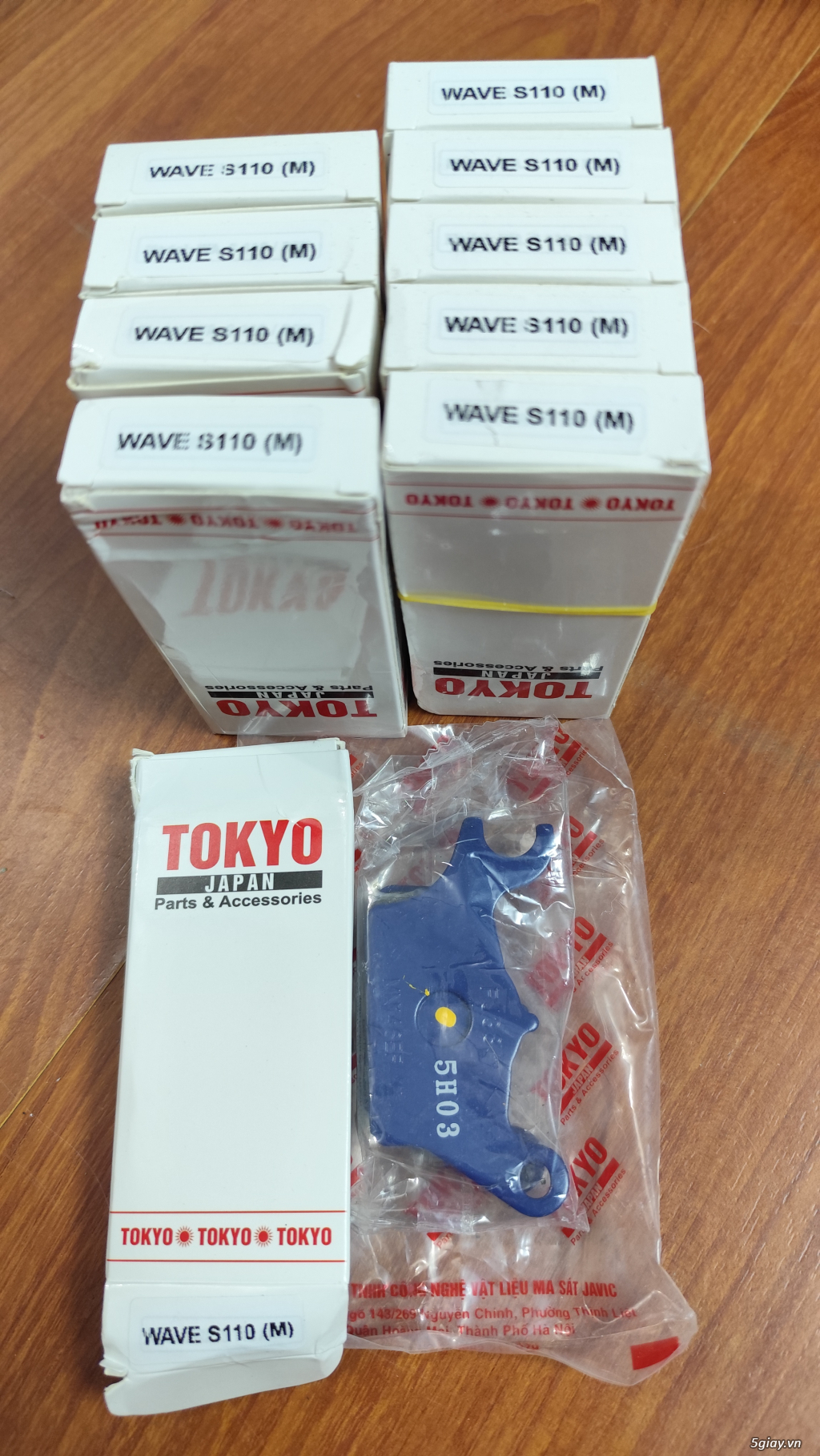 Thanh lý má phanh: 10 WaveS 110, 2 cặp T&S SHVN - 1