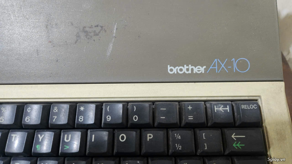 máy đánh chữ xưa để sưu tầm hiệu brother - 4