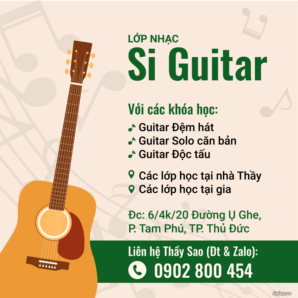 Lớp nhạc Si Guitar