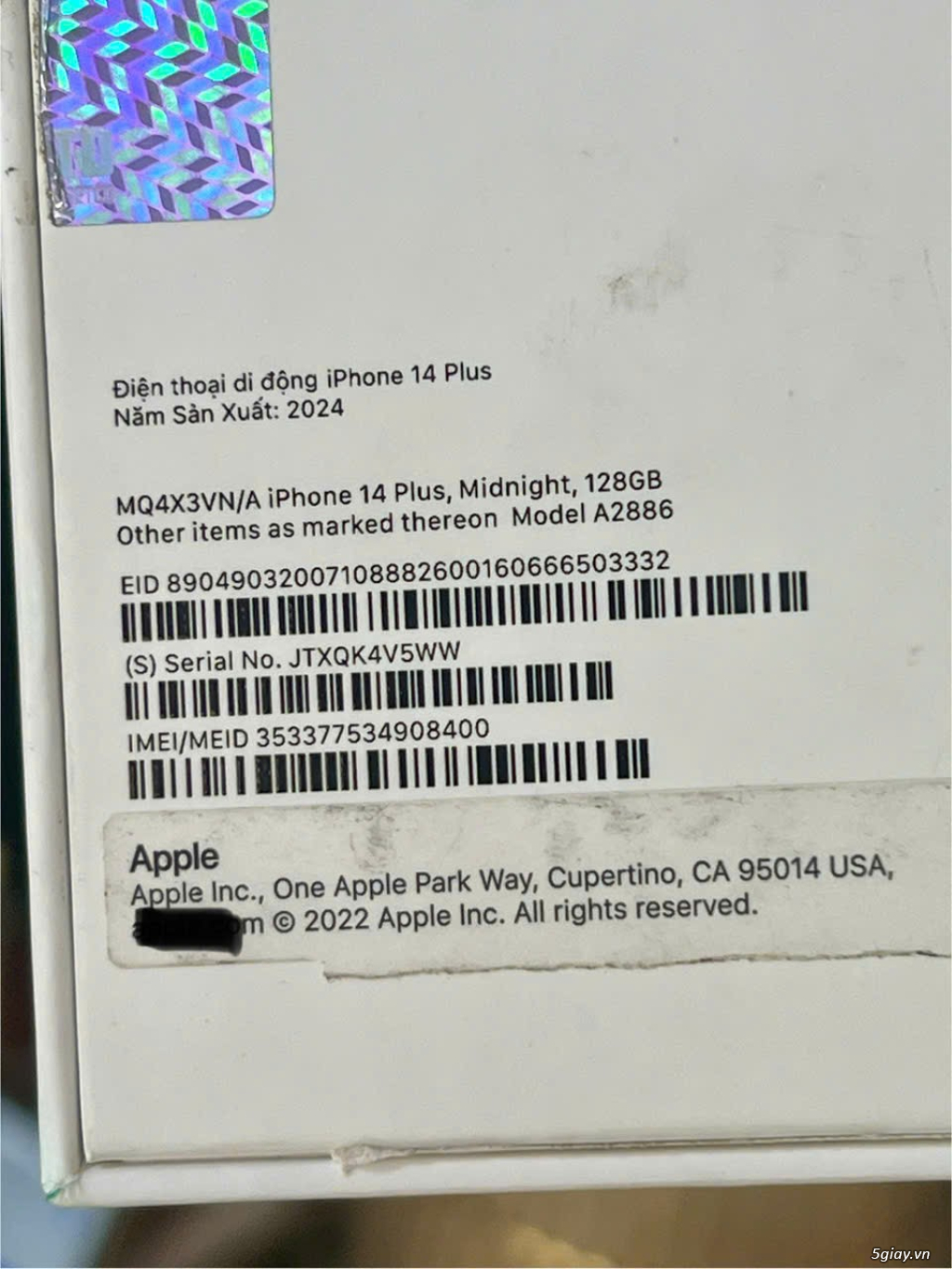 14 Plus 128g VN 99%. Pin 97%. BH 7-2025 ! - 1