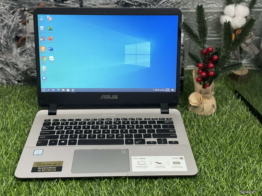 Laptop Asus i5 GEN 8/ RAM 8GB / SSD 128 + Ổ CỨNG HDD 1T