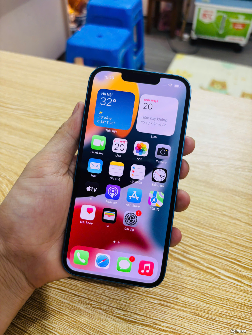 IPHONE 13 128GB Màu Xanh Chính Hãng VNA - 4