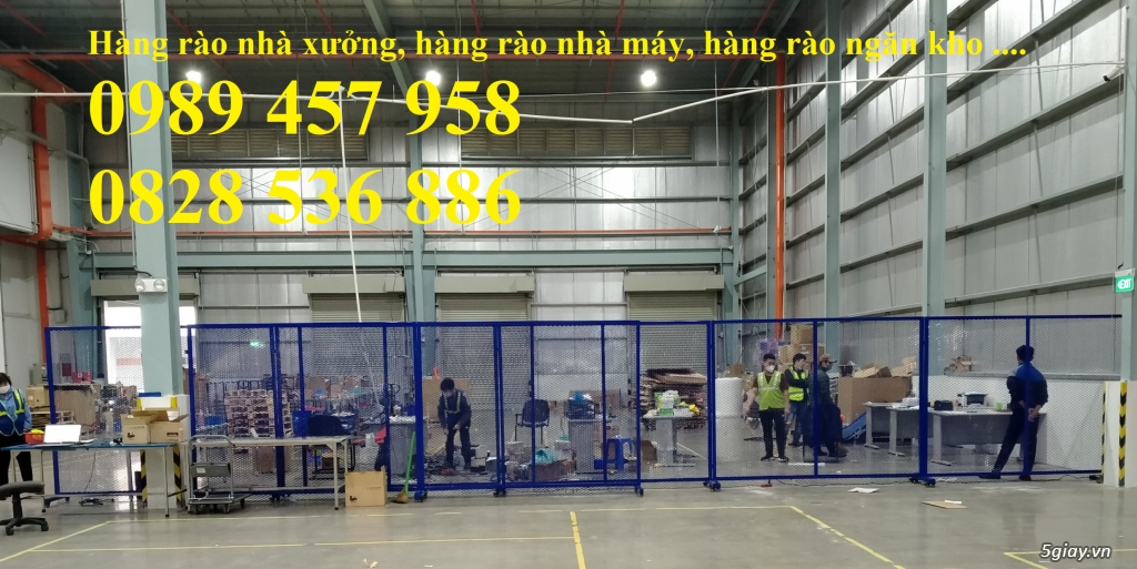 Vách ngăn kho, Hàng rào ngăn kho, Hàng rào giao thông - 2