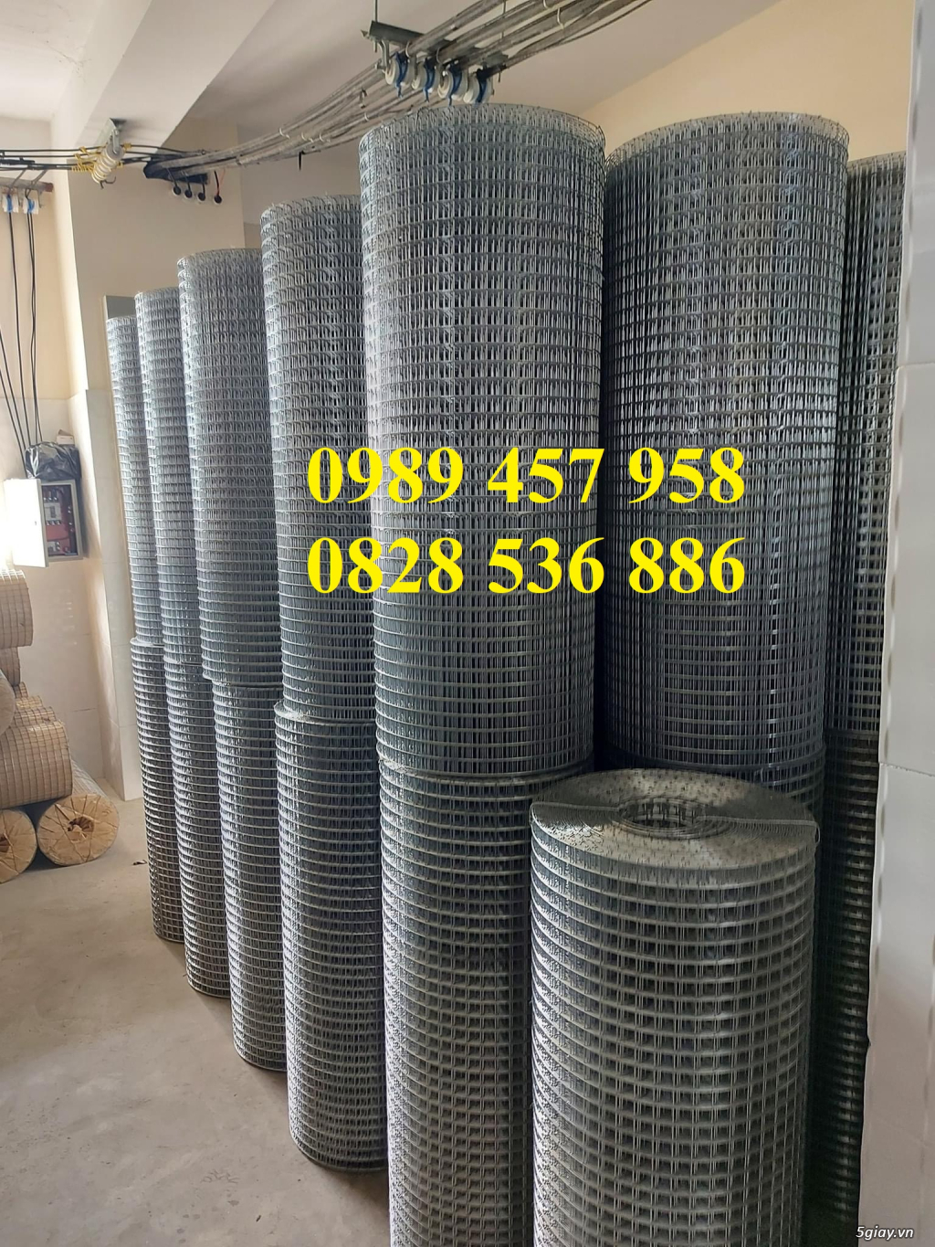 Lưới hàn hàn mạ kẽm D2, Lưới đổ sàn chống nóng, Lưới thép D5 - 2