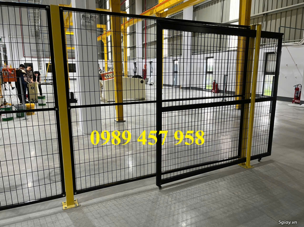 Hàng rào sân bóng pickball, hàng rào nhà xưởng, Hàng rào nhà máy