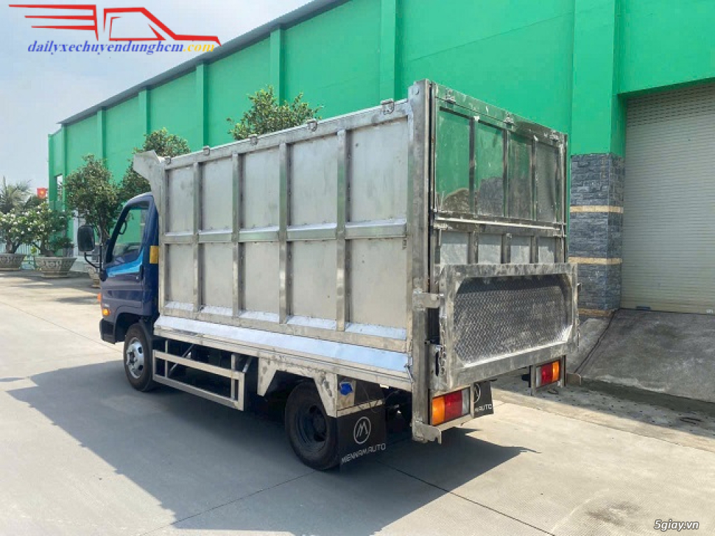 Xe Hyundai Chở Rác Gắn Bửng Nâng 8 Khối I Mighty N250 - 1